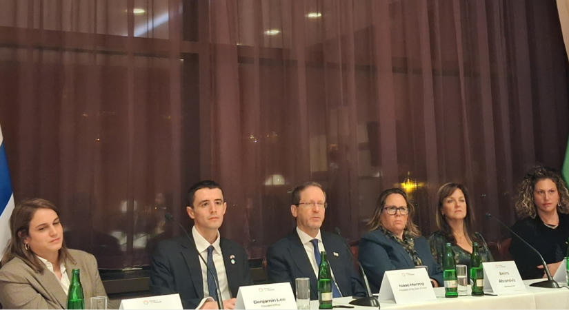 Jichak herzog izraeli elnök “A nép hangja” kezdeményezés fontosságát méltatta a zsidó sajtó előtt