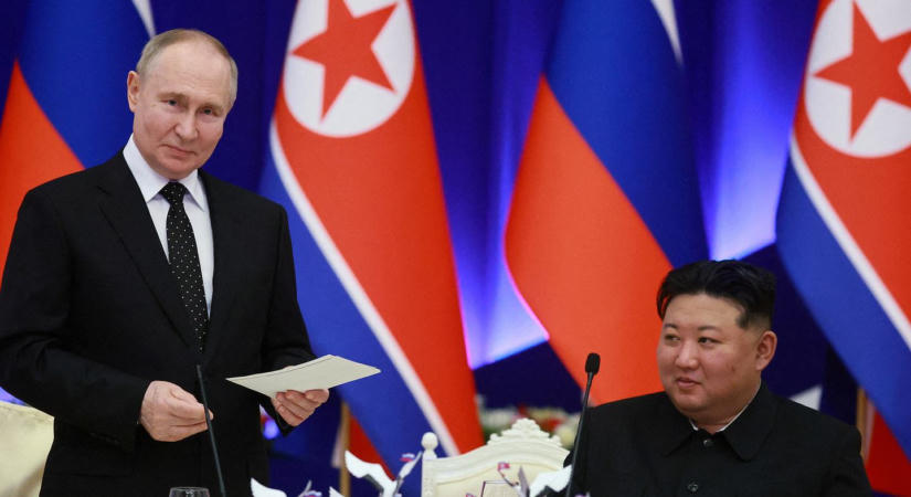 Beint az orosz elnök a Nyugatnak: új világrendre készül Kim Dzsongunnal