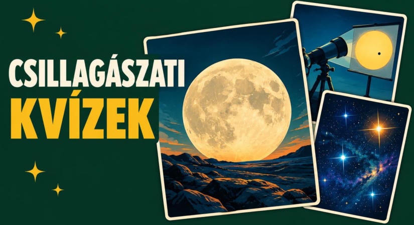 Mennyire ismered a világűr titkait? Ez a 8 kérdés még a csillagászat kedvelőit is próbára teszi