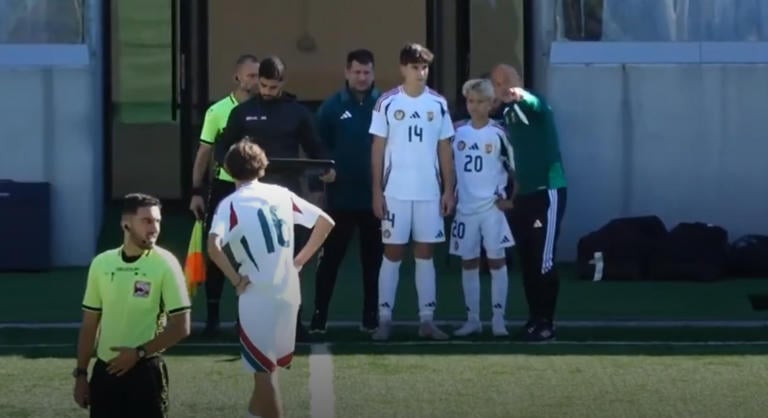 Magyar Péter fia bemutatkozott az U15-ös magyar fociválogatottban, videón a pillanat