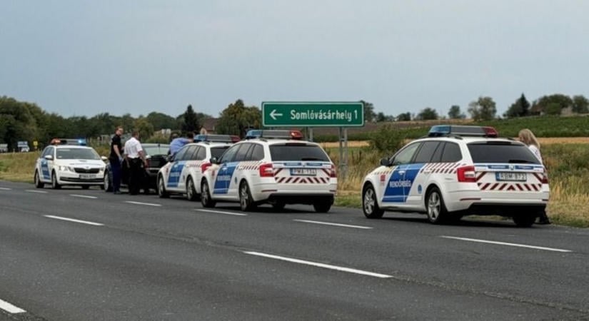Embercsempészre csaptak le a rendőrök a 8-as főúton, vasiak is segítettek az elfogásnál - videó