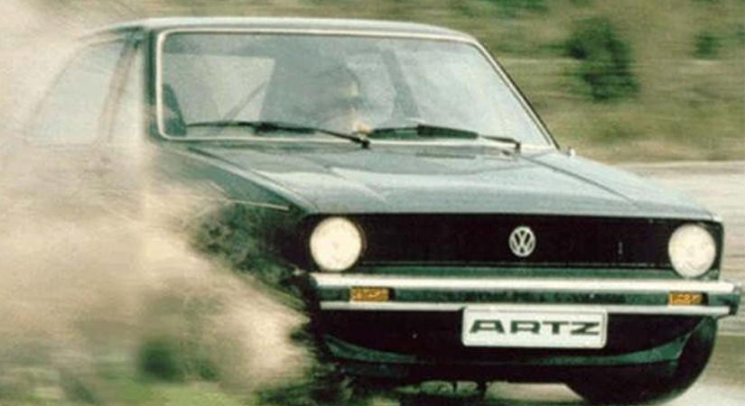 Szörnyeteg a 70-es évekből: VW Golf V8-as Porsche motorral
