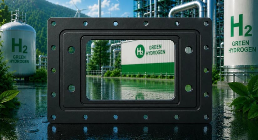 Hidrogén elektrolizátorok: Műanyag cellakeretek az ipari hidrogéntermeléshez