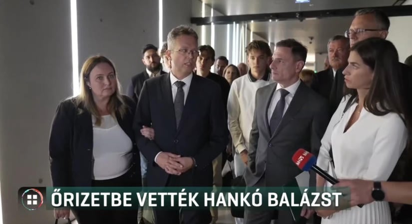 Őrizetben Hankó Balázs, letartóztatásáról a héten dönthet a bíróság