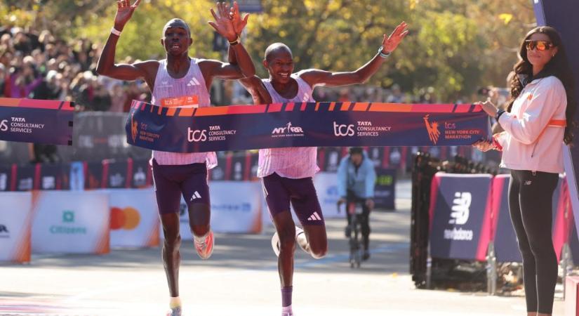 Célfotó döntött a New York Marathonon