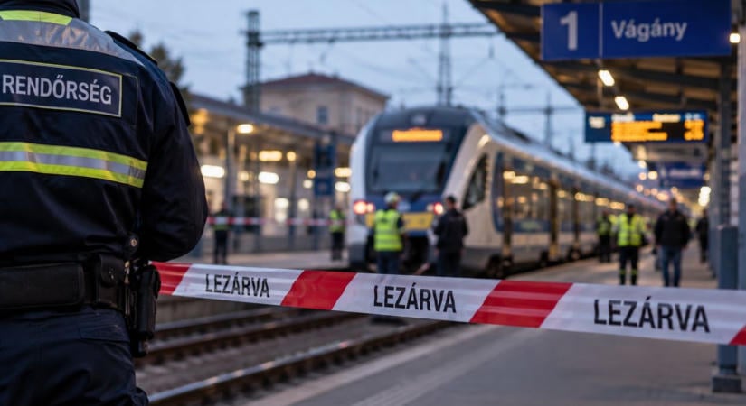 Bombariadó miatt fennakadások vannak a pécsi és a kaposvári vasúti vonalon