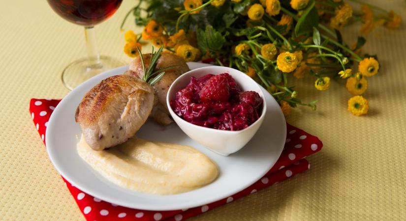 A málna teszi különlegessé ezt a pulykasteak receptet
