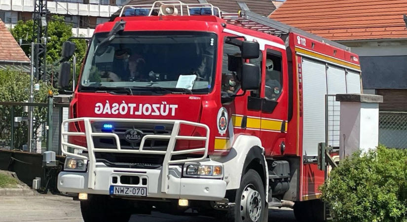 25 köbméter fa égett Nádasdon, egerszegi tűzoltók is küzdöttek a lángokkal