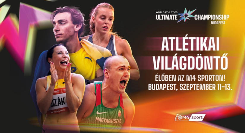 Sporttörténelmi atlétikai verseny érkezik Budapestre, az M4 Sport élőben közvetíti a világdöntőt