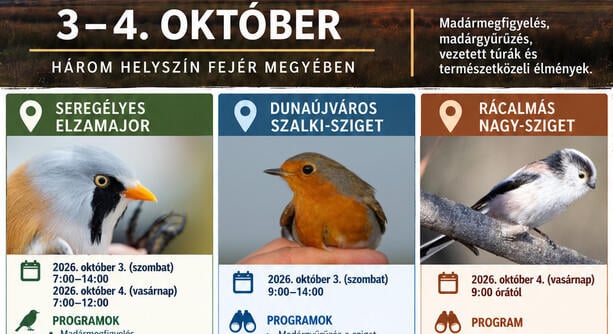 Madármegfigyelő napok a térségben!