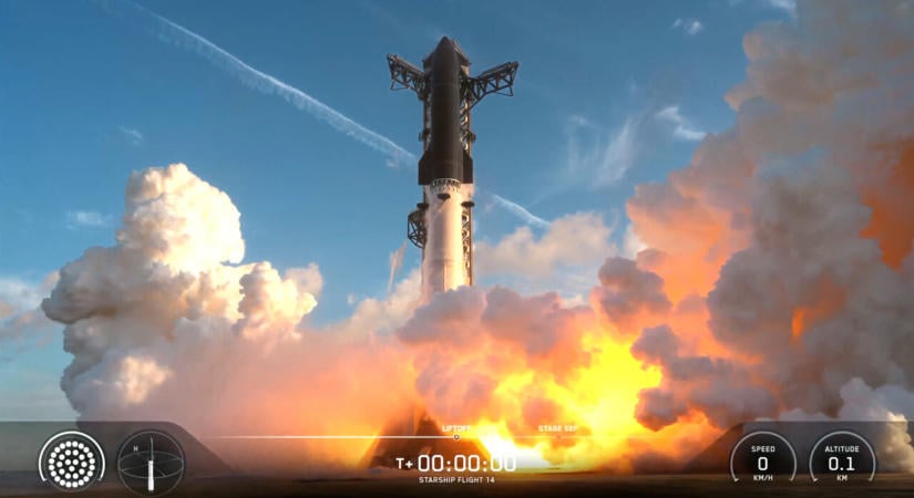 A katasztrófa széléről táncolt vissza a Starship első orbitális küldetésén