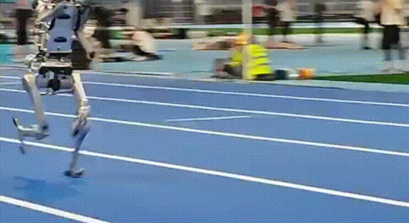 Veszélyben Usain Bolt világcsúcsa? Elképesztő sebességre képes egy kínai robot