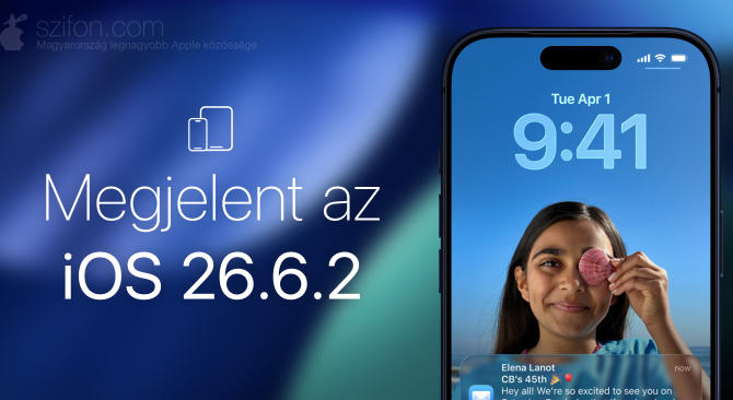 Megjelent az iOS 26.6.2 – a mobilhálózaton keresztüli szoftverfrissítés hibájának javítása