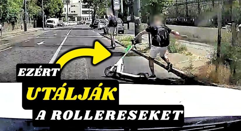 Hajmeresztő jelenetet rögzített a kamera Budapesten