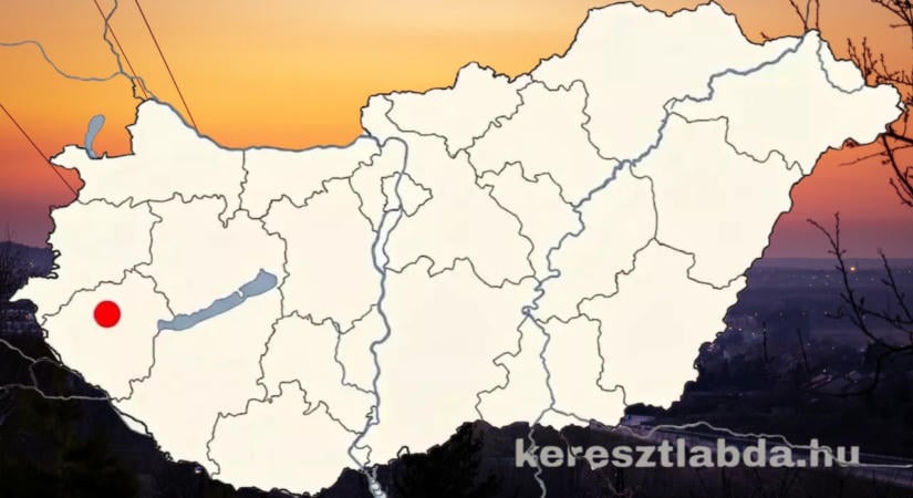 Földrajz feladat: Három dunántúli város, egy piros pont. Melyik a jó?