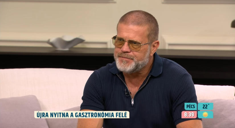 Kávézó nyitását tervezi Szabó Győző, élete formájában tért vissza a nyári pihenésről
