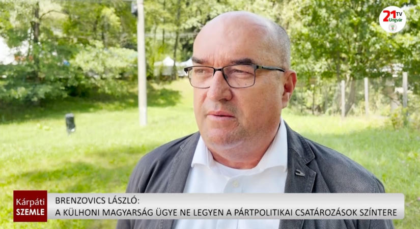Brenzovics László: a külhoni magyarság ügye ne legyen a pártpolitikai csatározások színtere (videó)