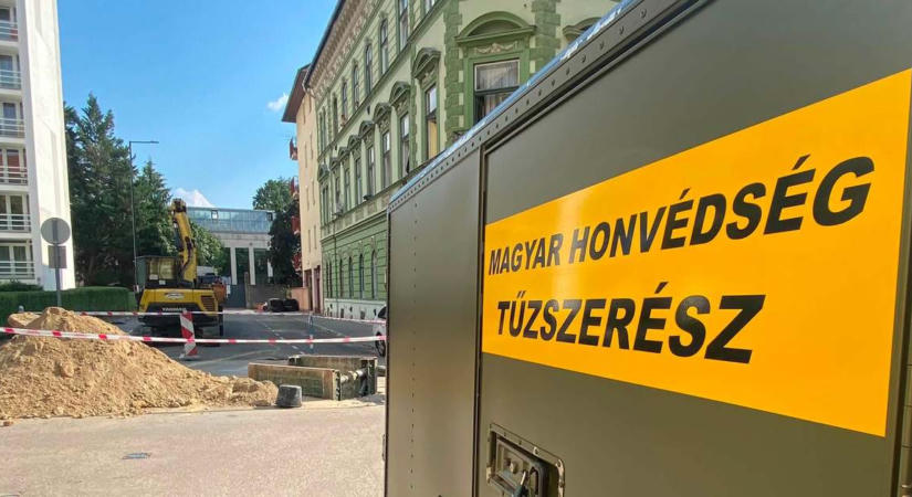 Feltehetően egy második világháborús robbanótest került elő Szolnokon