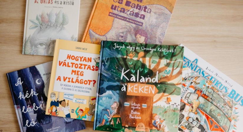 Játékos Kéktúra-kaland, alkotással gyógyuló óriás és képregényes road movie a legújabb mesekönyvekben
