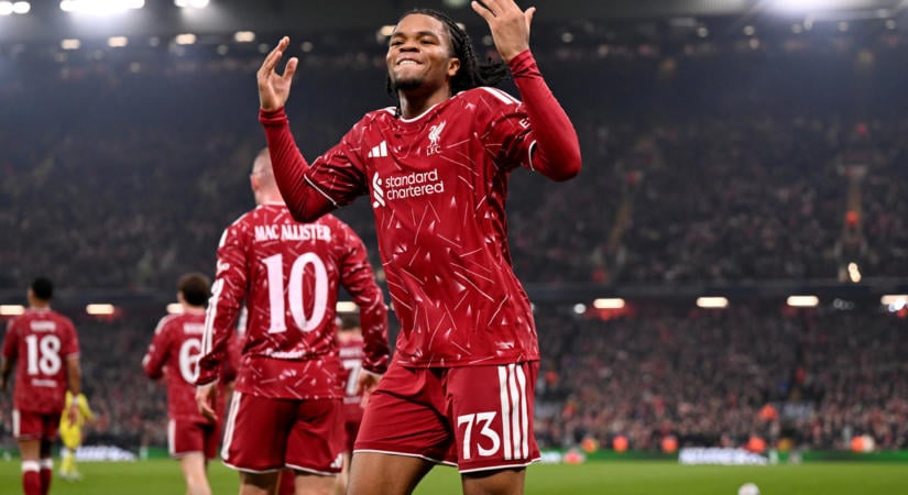 Egekig magasztalták csapaton belül a Liverpool 18 éves tehetségét a kiváló BL-teljesítmény után