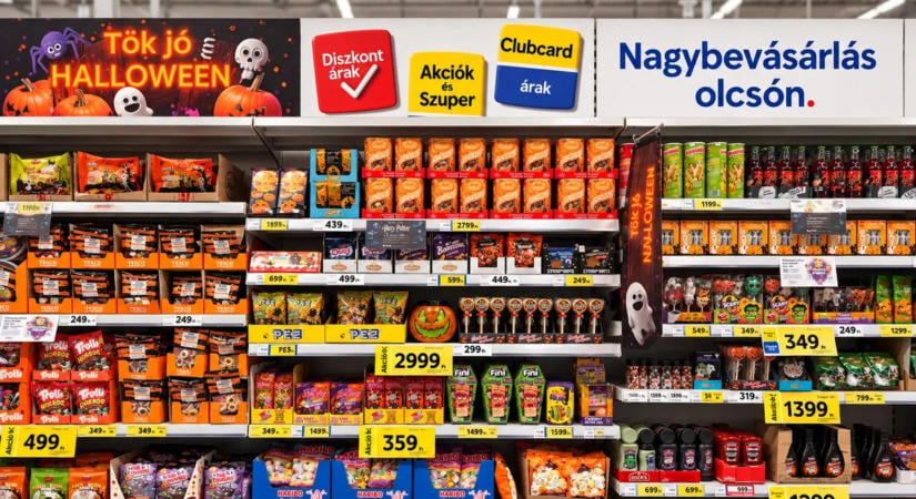 Elképesztő mennyiségű édesség fogy halloween előtt: döbbenetesek a számok