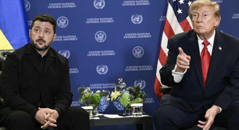 Trump: Zelenszkijjel nem jó tárgyalni, nem rajongok érte