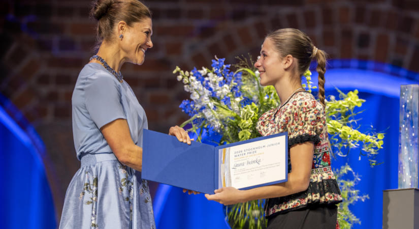 15 éves magyar diák tengervédelmi projektje nyert nemzetközi díjat Stockholmban