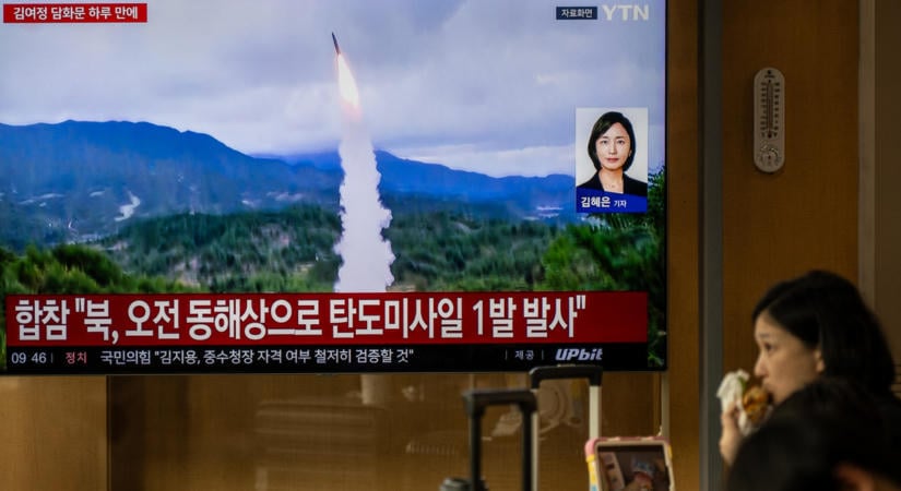Észak-Korea ismét rakétát indított, Szöul összehívta a nemzetbiztonsági tanácsot