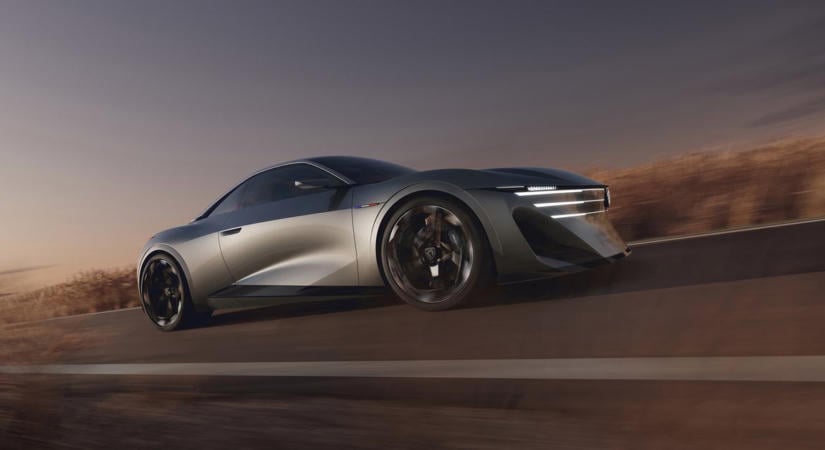 Feltámasztja az RCZ-t a Peugeot: 500 lóerős elektromos kupé érkezett