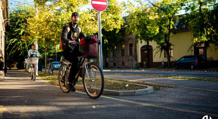 Szélesebb lesz a Bajcsy-Zsilinszky kerékpárútja