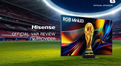 Hisense kijelzők a világbajnokság VAR-központjában