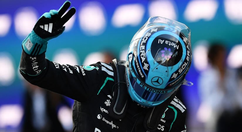 Kimi Antonelli összetörte a Mercit: George Russell indulhat az élről az Azeri Nagydíjon