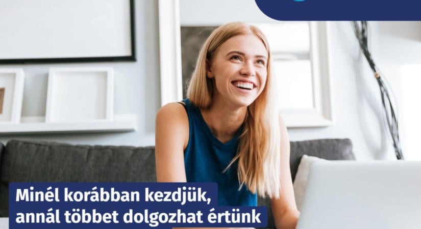 A nyugdíjcélú megtakarítás elkezdésében az idő szó szerint pénz jelent!