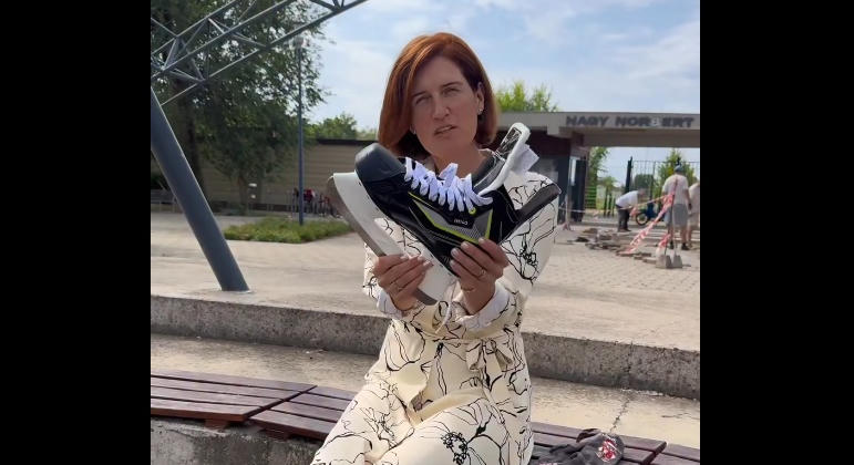 Korcsolyapálya nyílik Hajdúnánáson a kánikulában