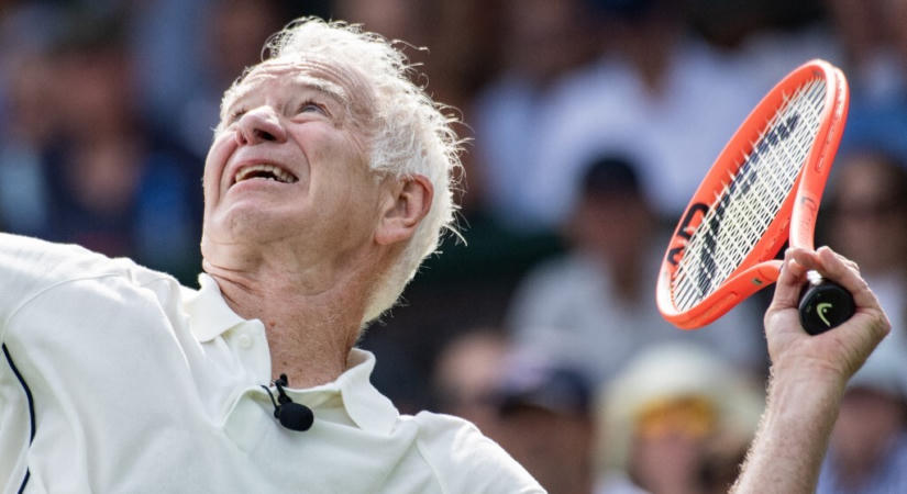 John McEnroe a HVG-nek: Apám azt mondta, ha panaszkodsz, legalább ne káromkodj