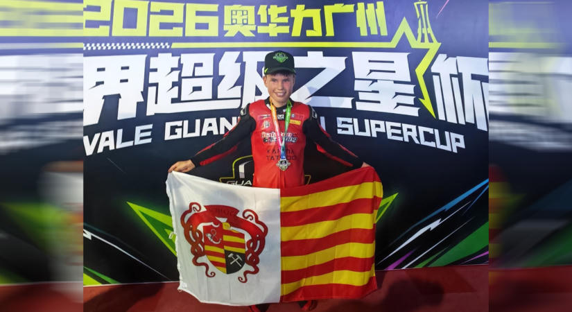 Péceli Dávid hatodik lett a SUPERCUP kínai döntőjében