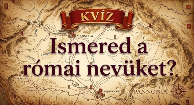 Történelem kvíz: Mi volt Kecskemét vagy Pécs ókori római neve? Te hányat tudsz kapásból?