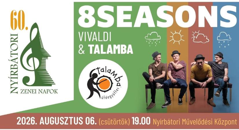 Vivaldi és a Talamba ütőegyüttes különleges találkozása a Nyírbátori Zenei Napokon