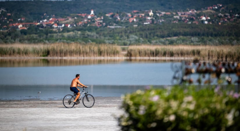 Drasztikus vízállás a Velencei-tónál, öt centiméter alá süllyedt a vízszint