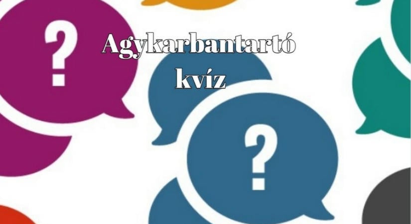 Kvízpercek - Magas lehet az IQ-d, ha elérsz legalább hat pontot ebben a kvízben