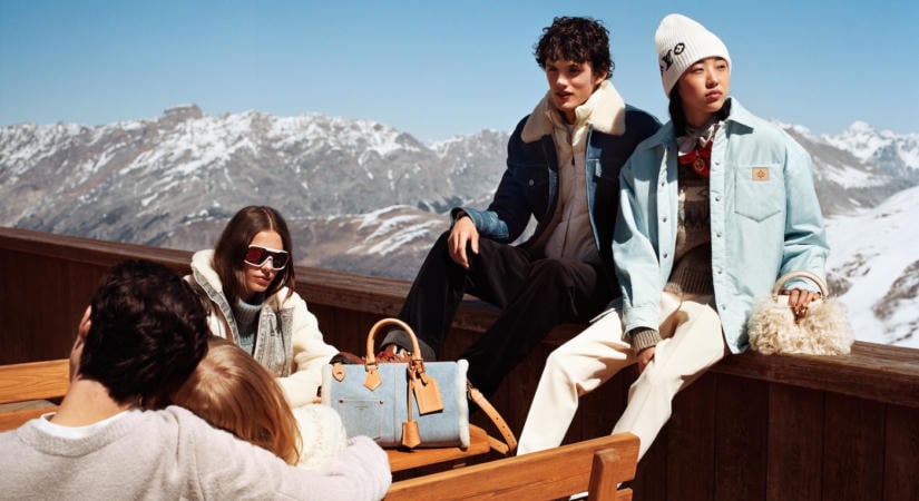 Kasmír, monogramos táskák és luxus a sípályákon – Megérkezett a Louis Vuitton téli kollekciója