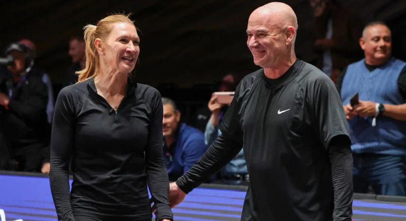 Ritka felvétel került elő Steffi Grafról
