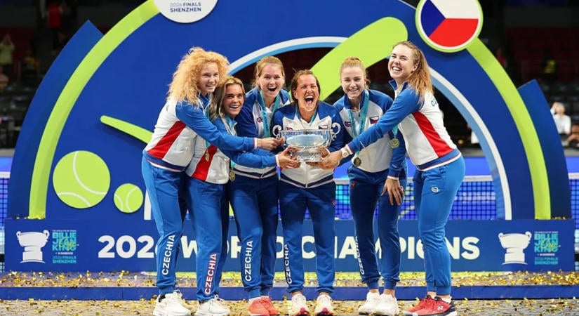 Csehország legyőzte Ukrajnát a Billie Jean King-kupa döntőjében