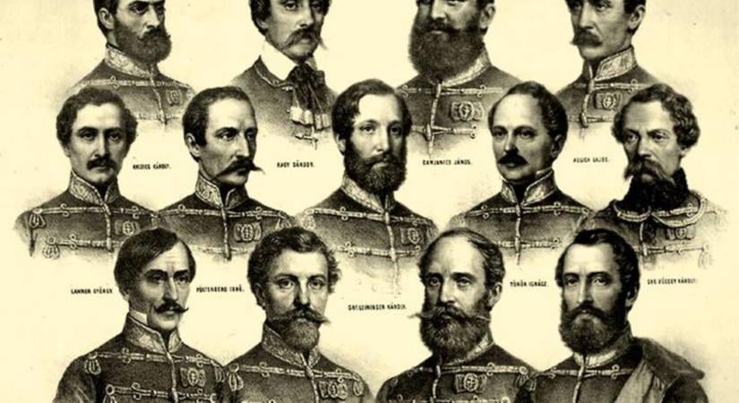 Aradi vértanúk - Több helyszínen is megemlékeznek az 1848-49-es forradalom és szabadságharc mártírjairól