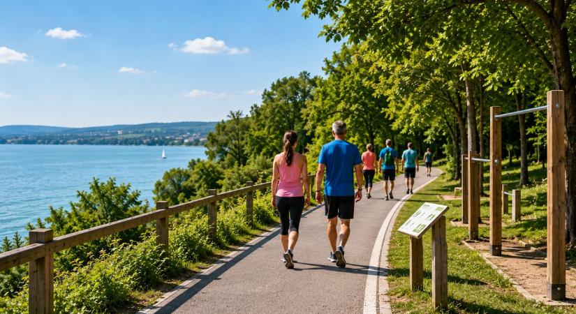Új lehetőség nyílik Balatonalmádiban: így tehetsz a szíved egészségéért egyetlen sétával ( videó)