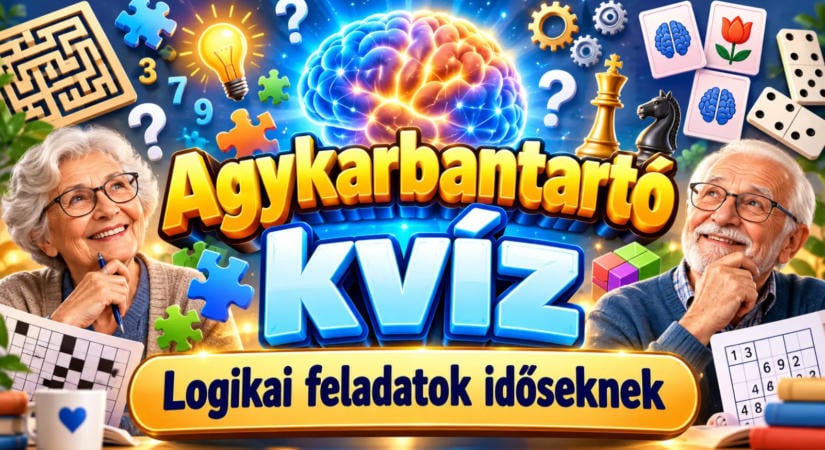 Agykarbantartó kvíz: Logikai feladatok időseknek