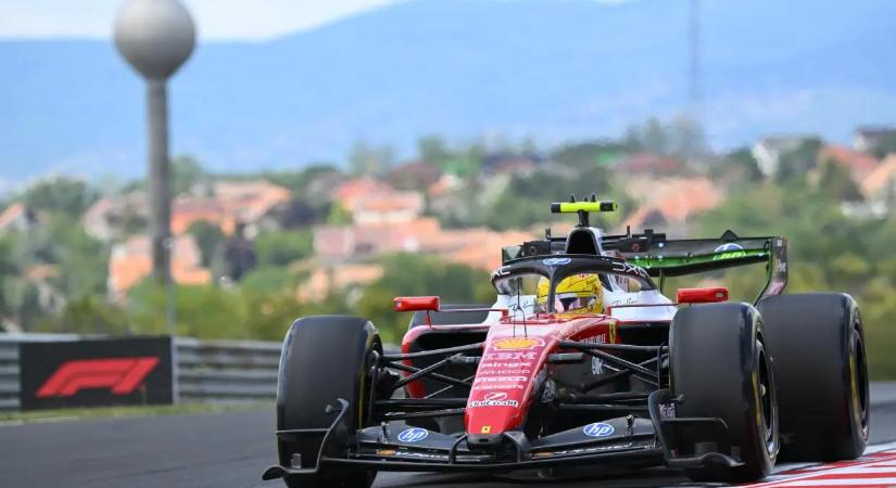 Charles Leclerc volt a leggyorsabb a Magyar Nagydíj első szabadedzésén