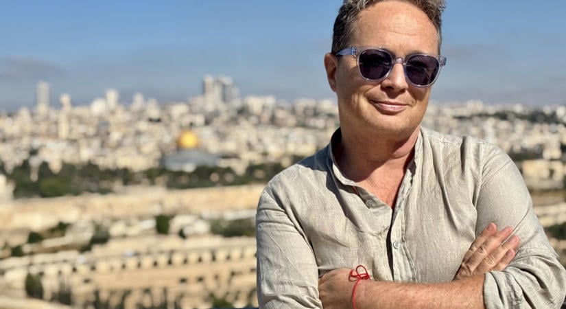 Geszti Péter és Király Linda Izraelben