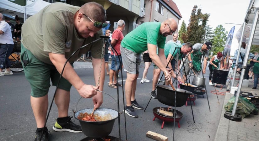 Nyolcvanöt bogrács rotyogott Zalaegerszeg szívében – több mint hatszázan főztek egy jó ügyért (galéria, videó)