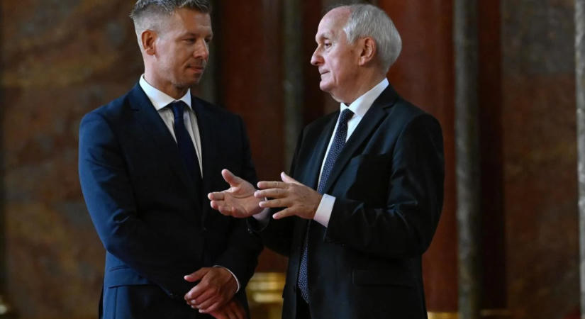 Munkaegyeztetésen fogadta Baka András köztársasági elnök Magyar Péter miniszterelnököt